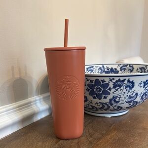 Starbucks Terracotta 90% Recycled Stainless Steel 24oz Tumbler